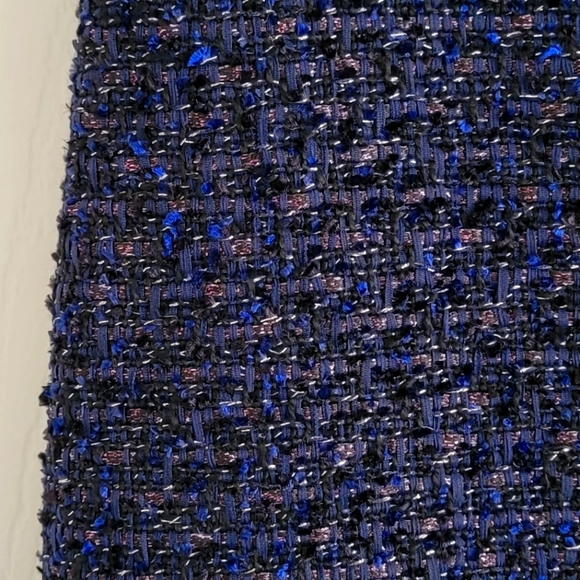 Ann Taylor shimmer tweed skirt A-line, size 0 - Picture 10 of 12